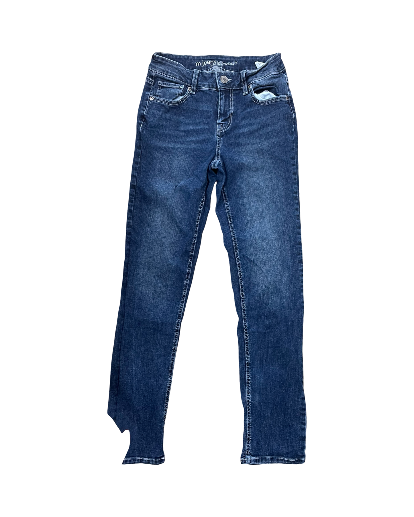 Jeans Straight By Maurices In Blue Denim, Size:4