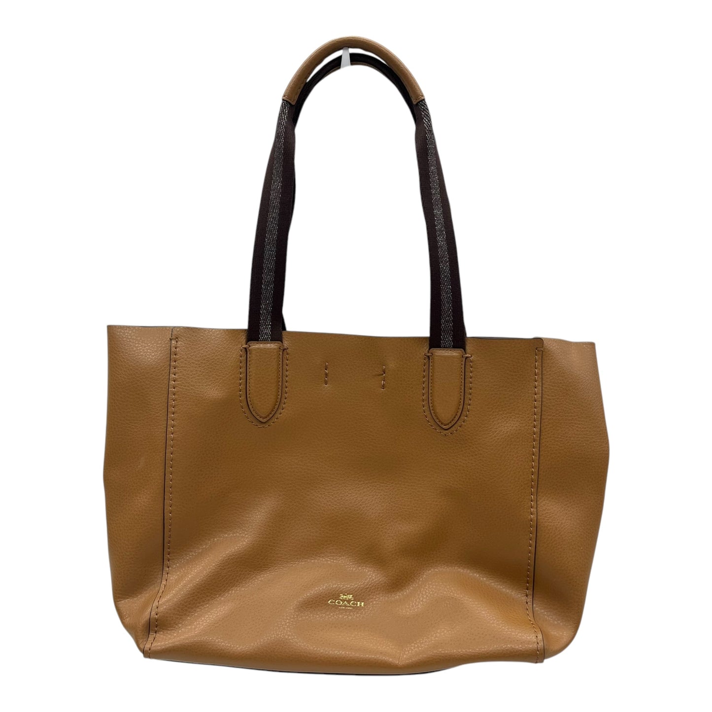 Handbag Designer By Coach In Tan, Size:Medium