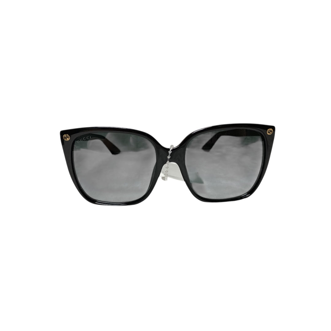 Sunglasses Luxury Designer By Gucci In Black