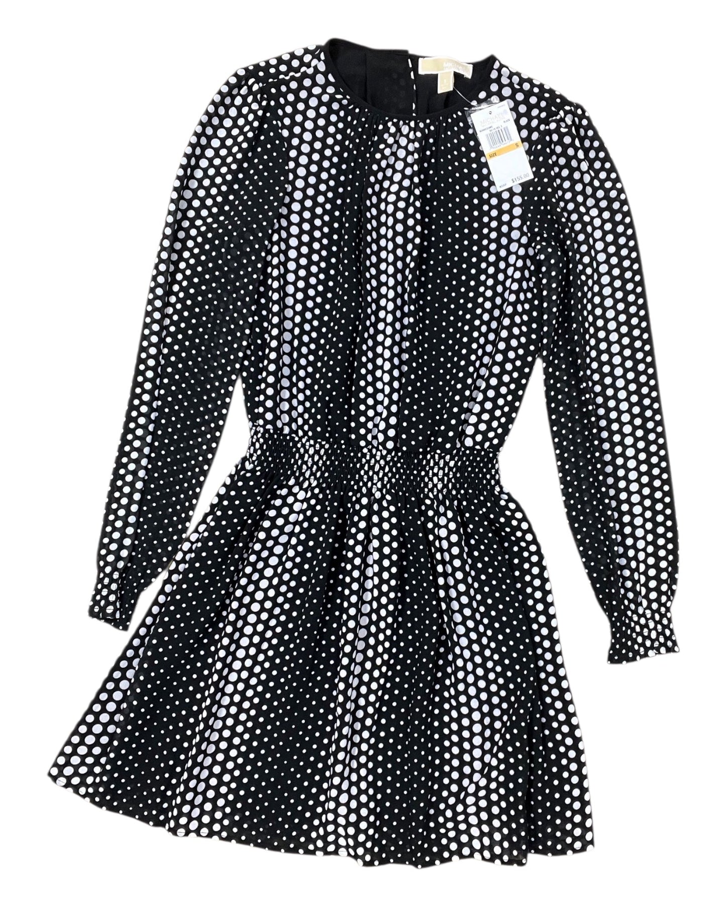 Dress Work By Michael By Michael Kors In Black & White, Size:S