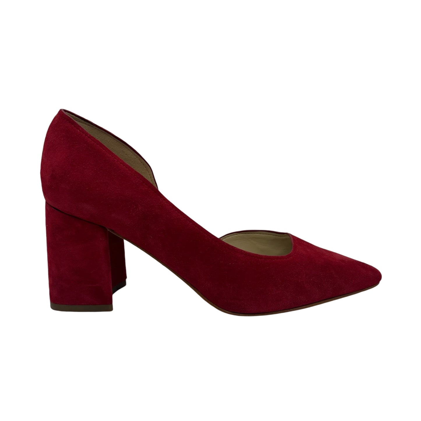 Shoes Heels Block By Marc Fisher In Red, Size:7