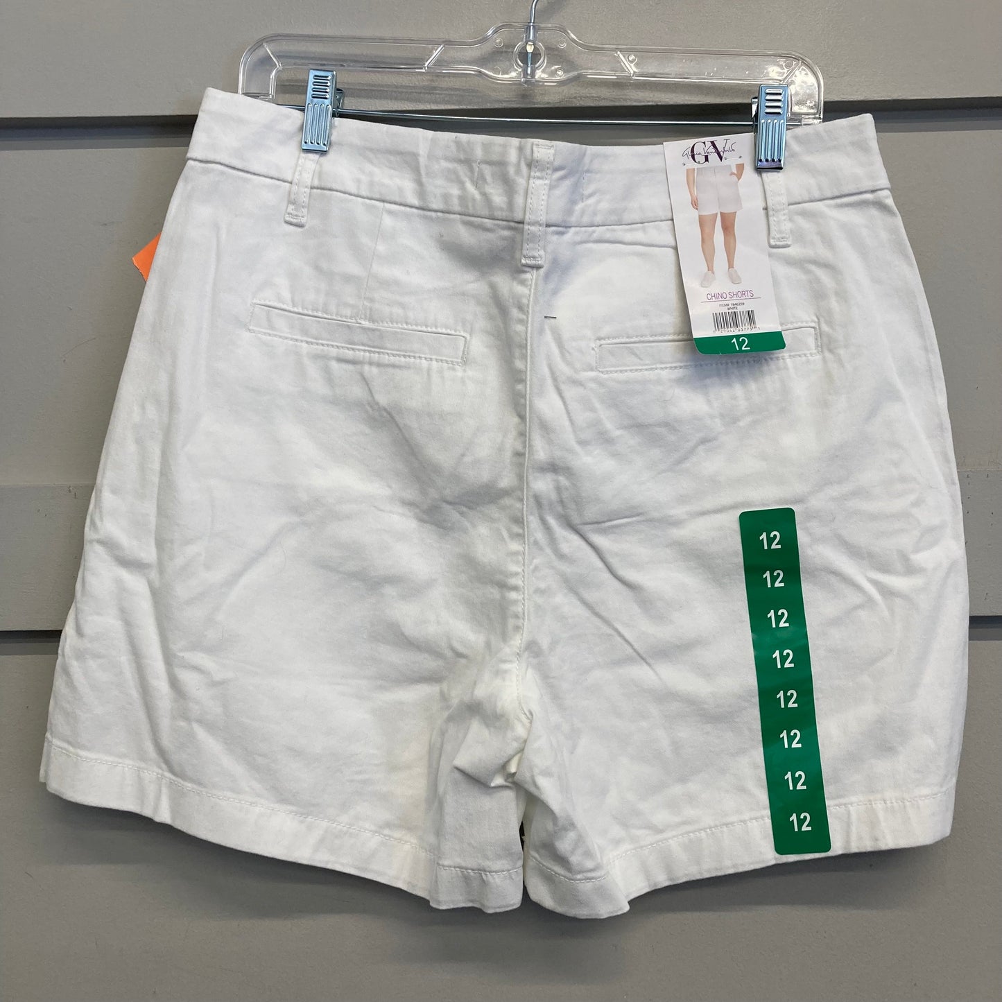 Shorts By Gloria Vanderbilt In White, Size:12
