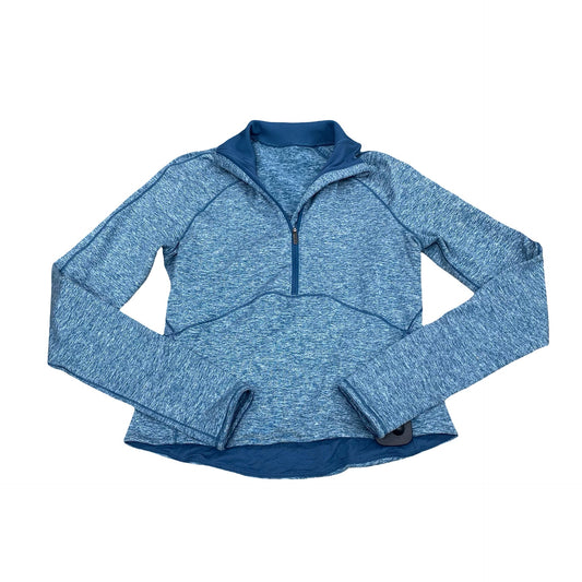 Athletic Jacket By Lululemon In Blue, Size:6