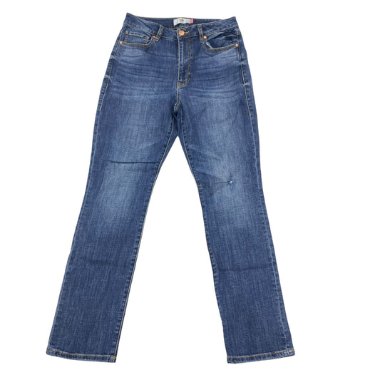 Jeans Straight By Cabi In Blue Denim, Size:6