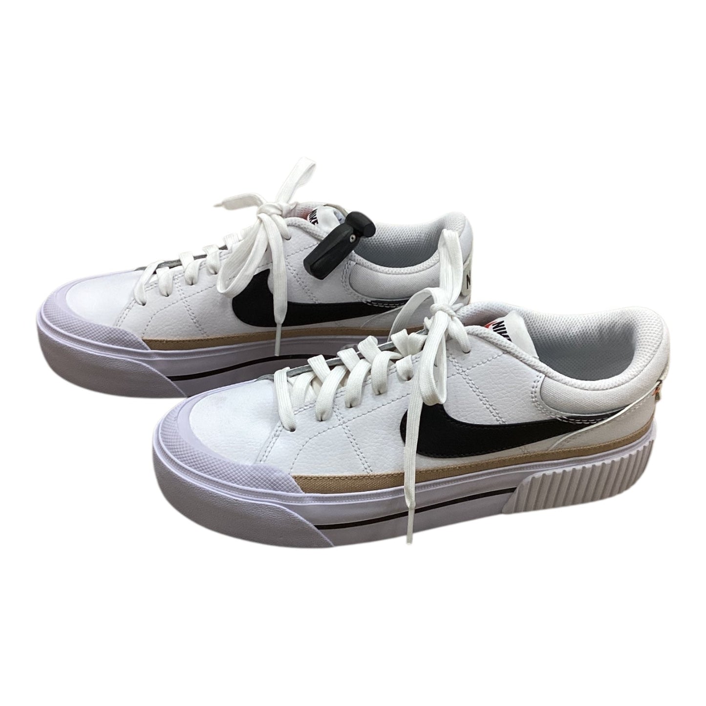 Shoes Athletic By Nike In White, Size:8