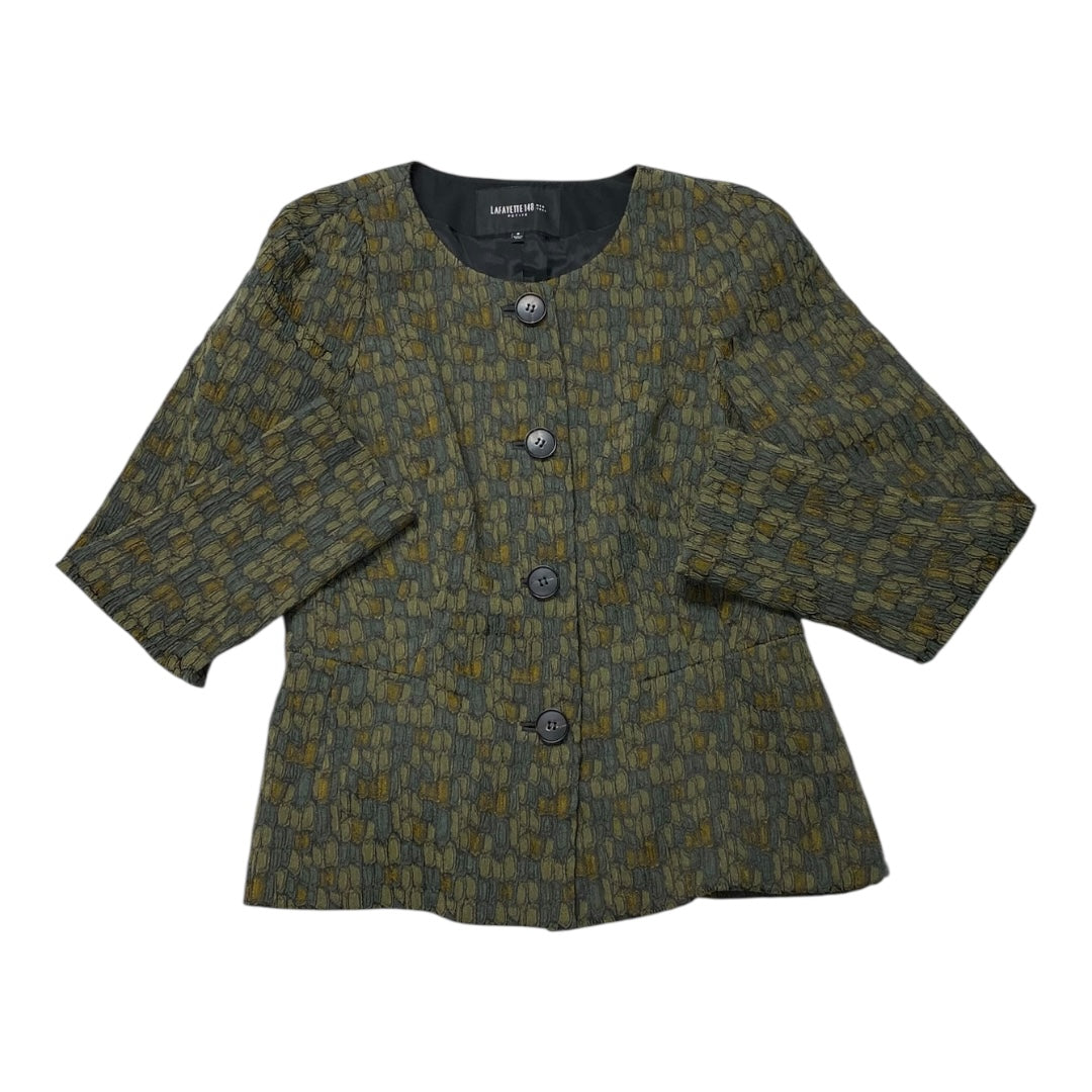 Blazer Designer By Lafayette 148 In Multi, Size:6