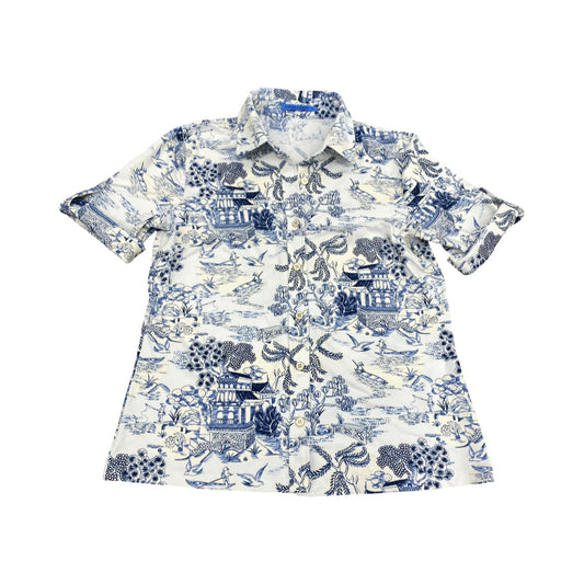Top Ss By J Mclaughlin In Blue & White, Size:S