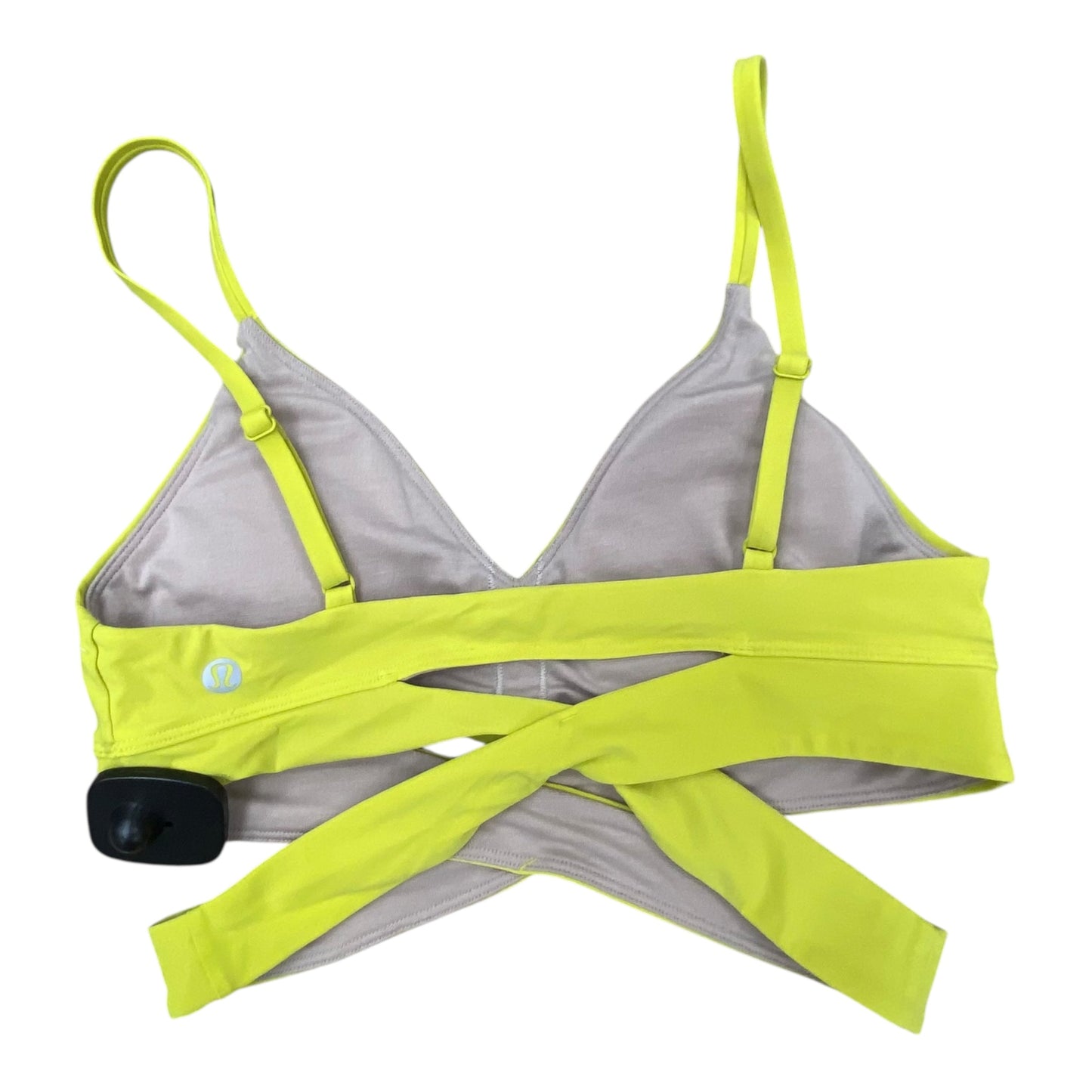 Athletic Bra By Lululemon In Yellow, Size:6