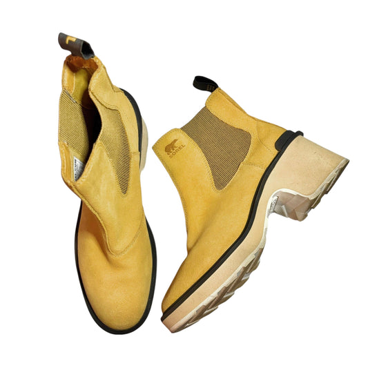 Boots Leather By Sorel In Brown, Size: 10