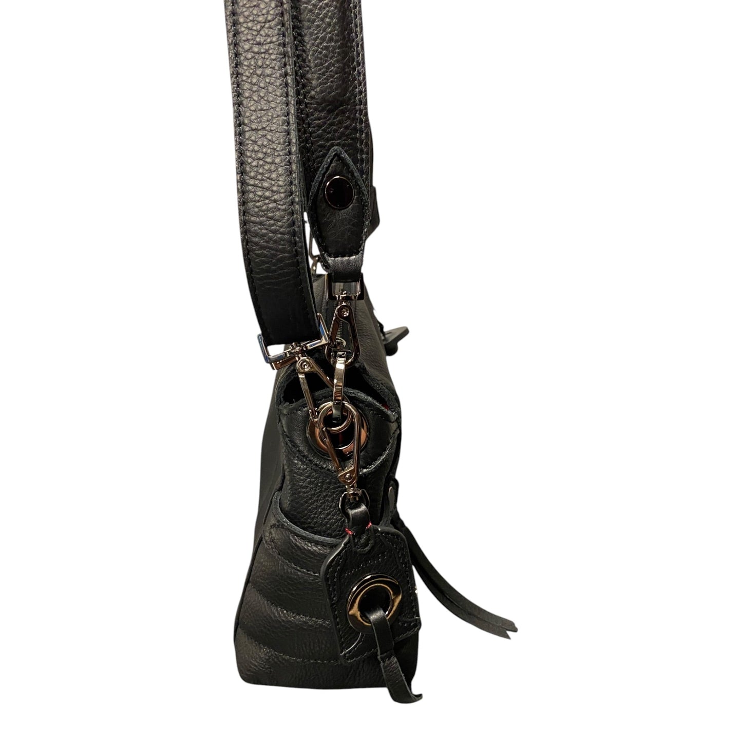 Handbag Designer By Hammitt In Black with key chain. Size:Medium