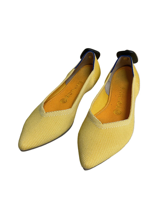 Shoes Flats By Rothys In Yellow, Size:8.5