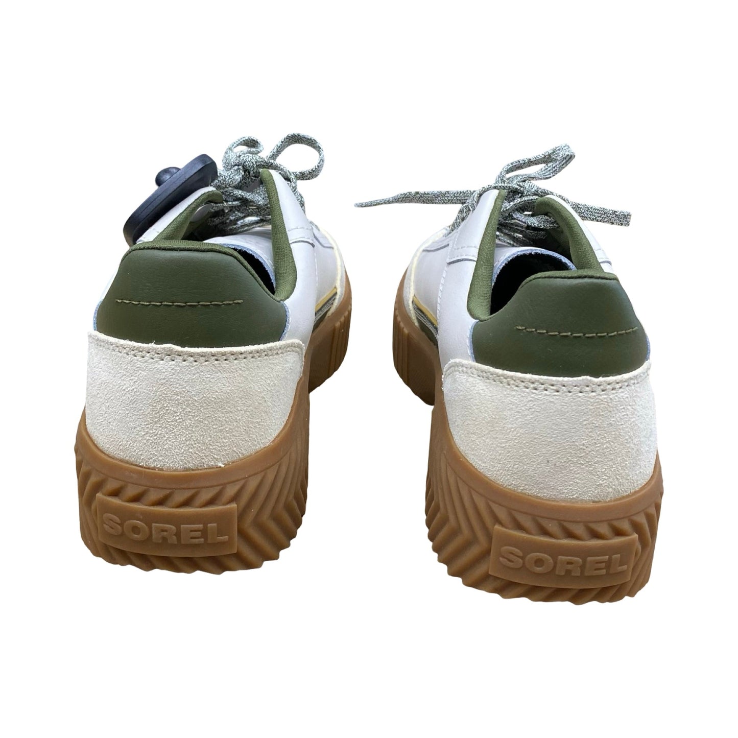 Shoes Sneakers By Sorel In Green & Tan, Size:9.5