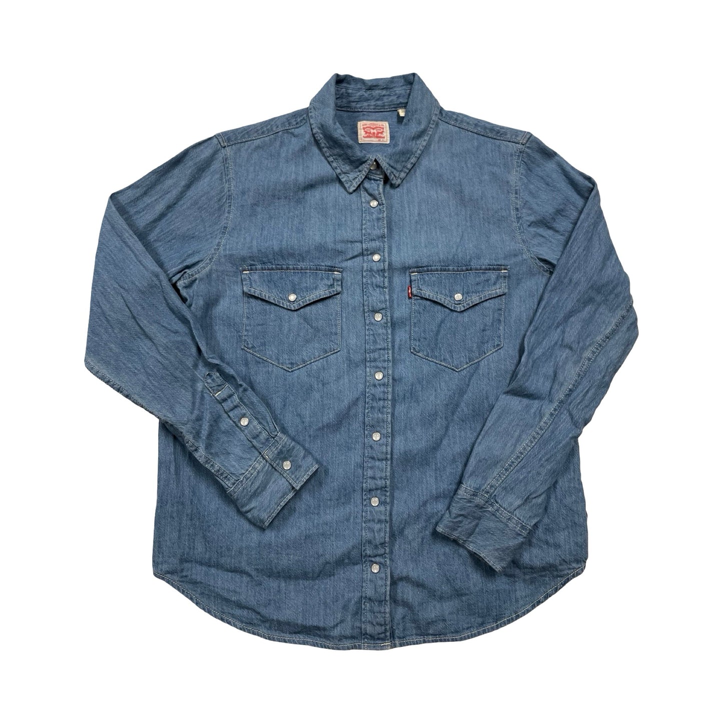 Top Ls By Levis In Blue Denim, Size:M