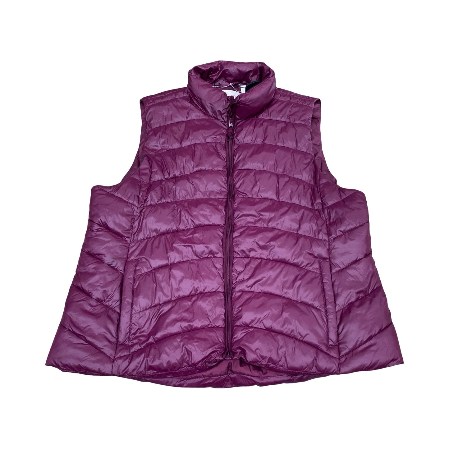 Vest Puffer & Quilted By Loft In Purple, Size:Xl