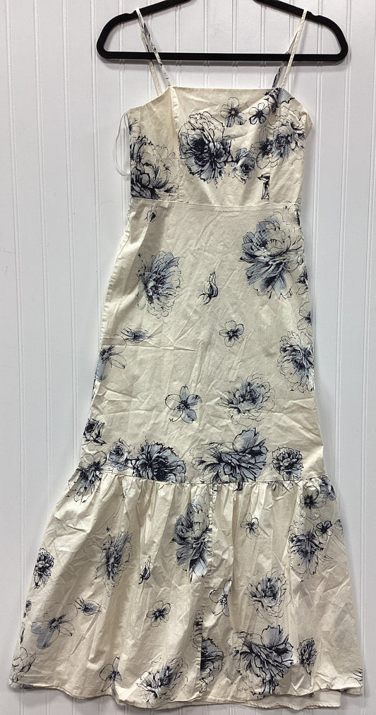Dress Casual Maxi By Express In Cream, Size:Xs