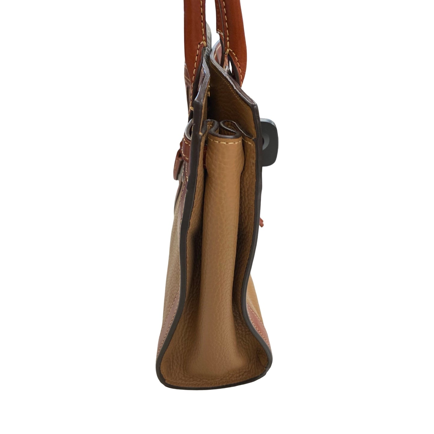 Handbag Designer By Dooney And Bourke In Brown, Size:Medium