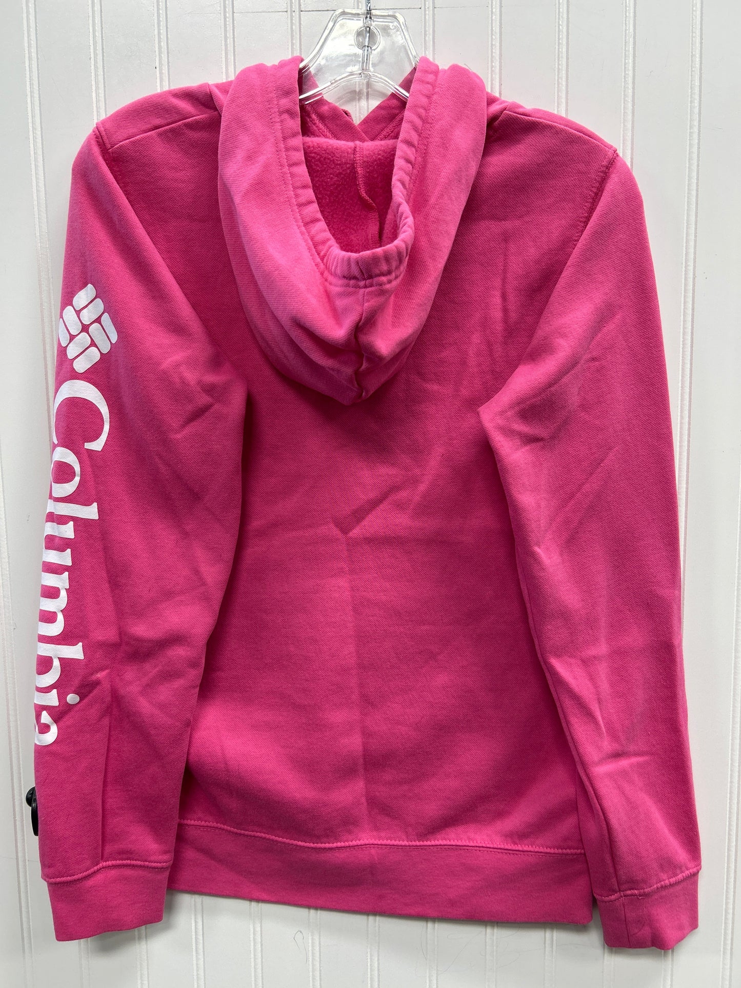 Athletic Sweatshirt Hoodie By Columbia In Pink, Size:M