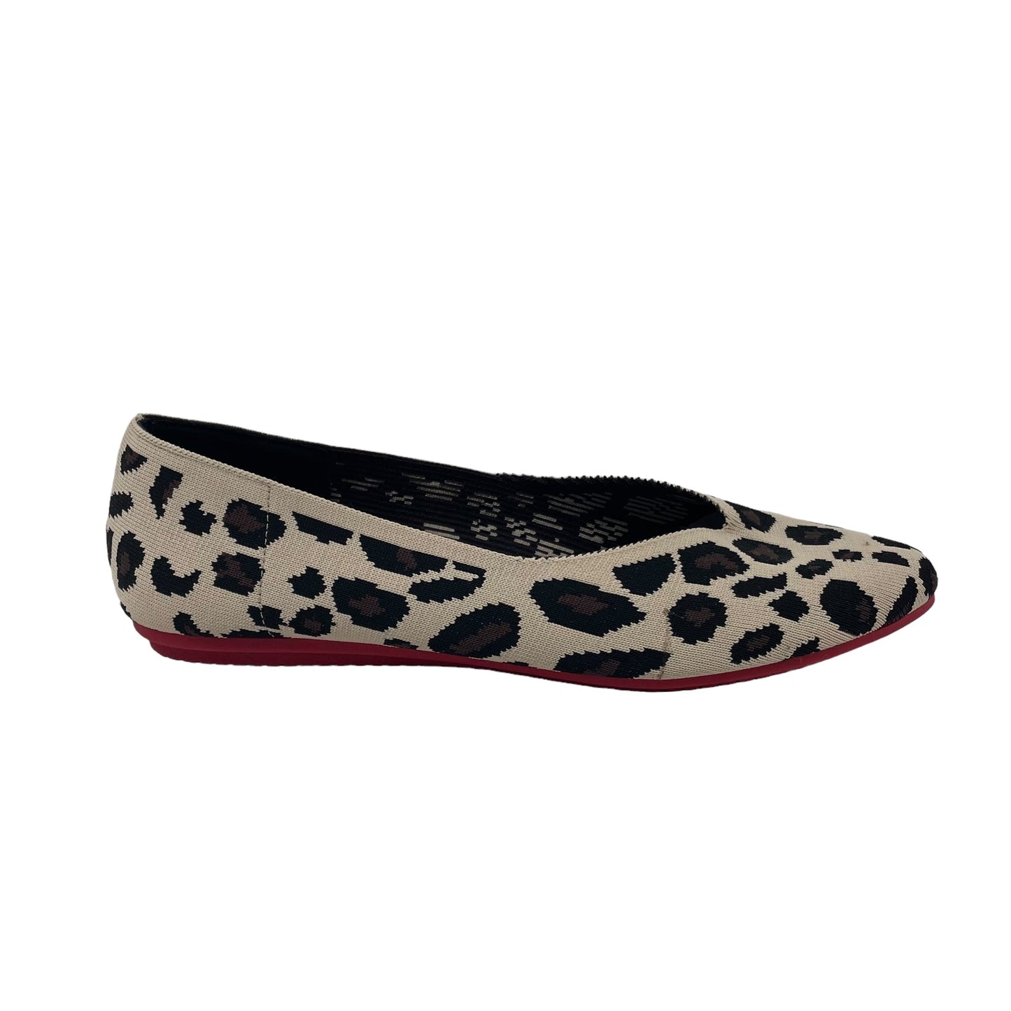 ANIMAL PRINT SHOES FLATS by KELLY AND KATIE Size:7.5