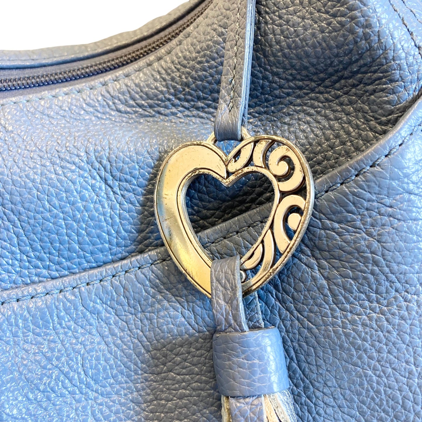 Handbag By Brighton In Blue, Size:Medium