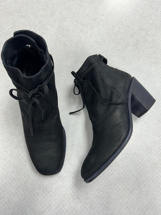 Boots Ankle Heels By Cma In Black, Size:11
