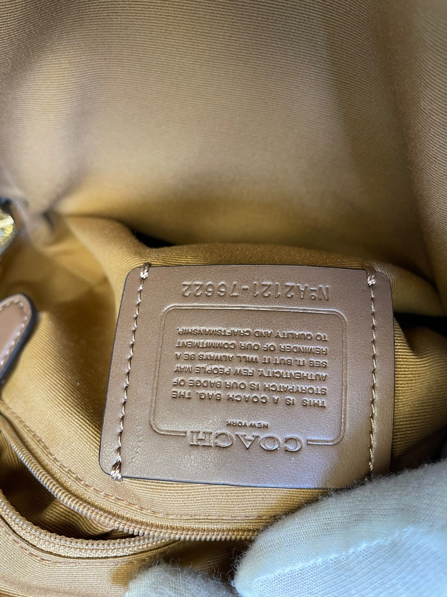 Backpack Designer By Coach, Size: Medium