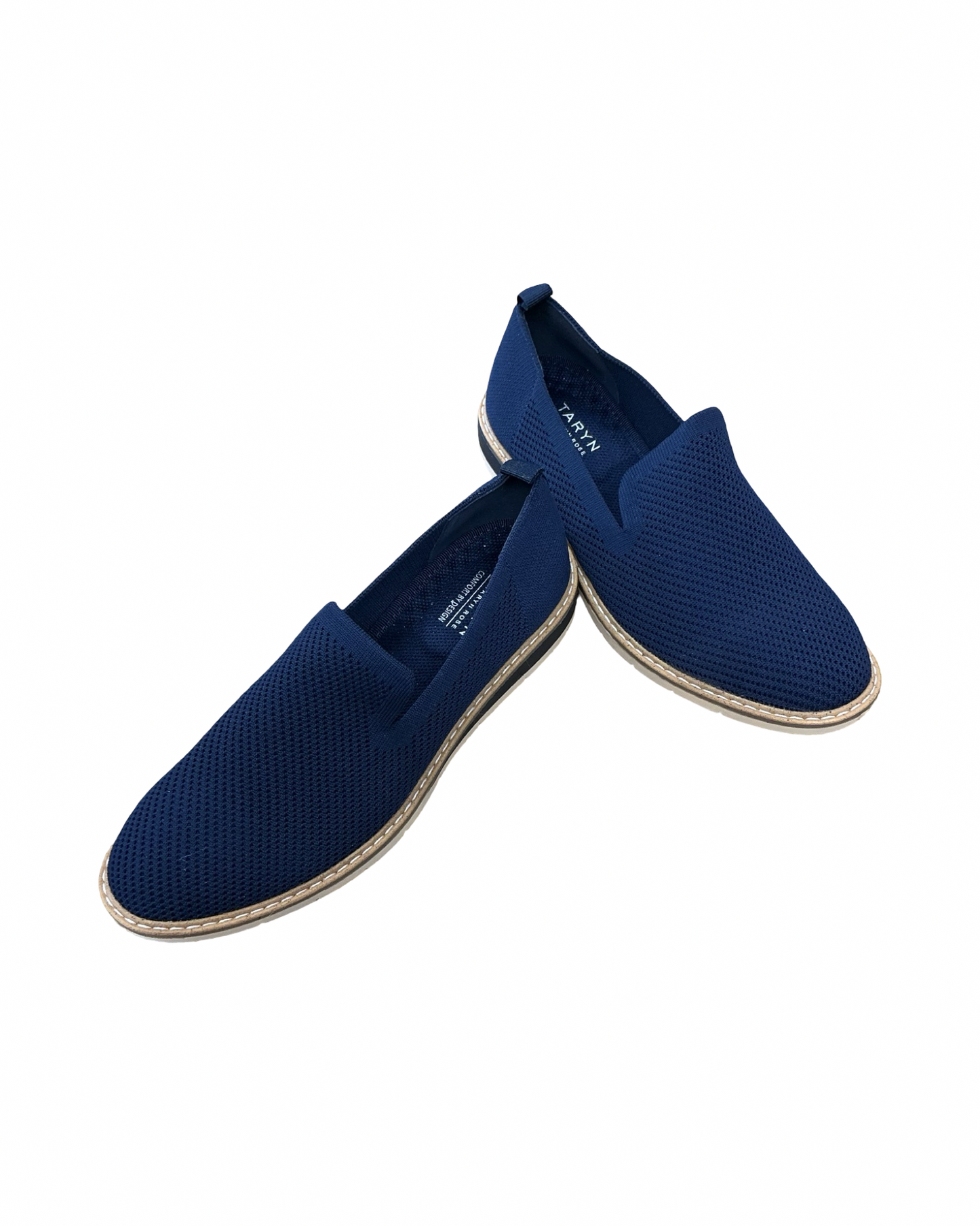 Shoes Flats By Taryn Rose In Navy, Size:9.5