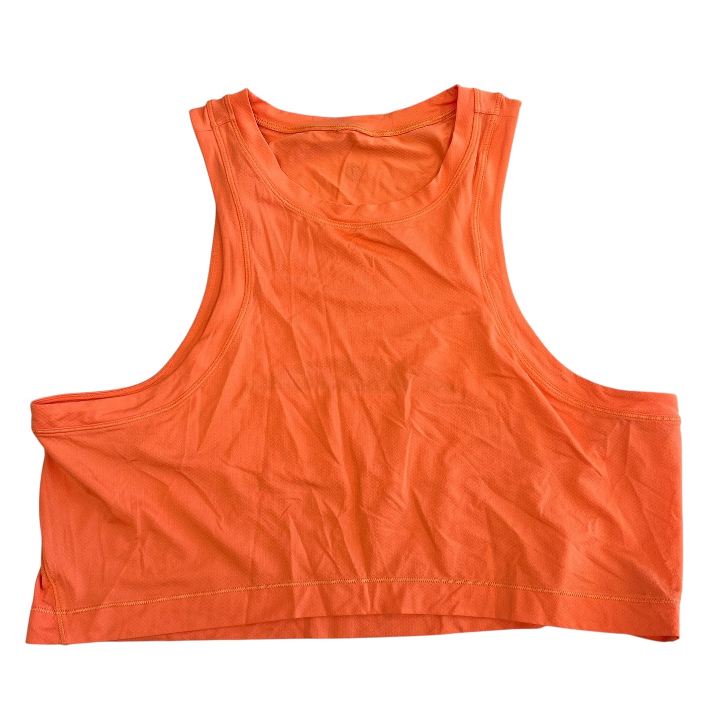 Athletic Tank Top Designer By Lululemon In Orange, Size:S