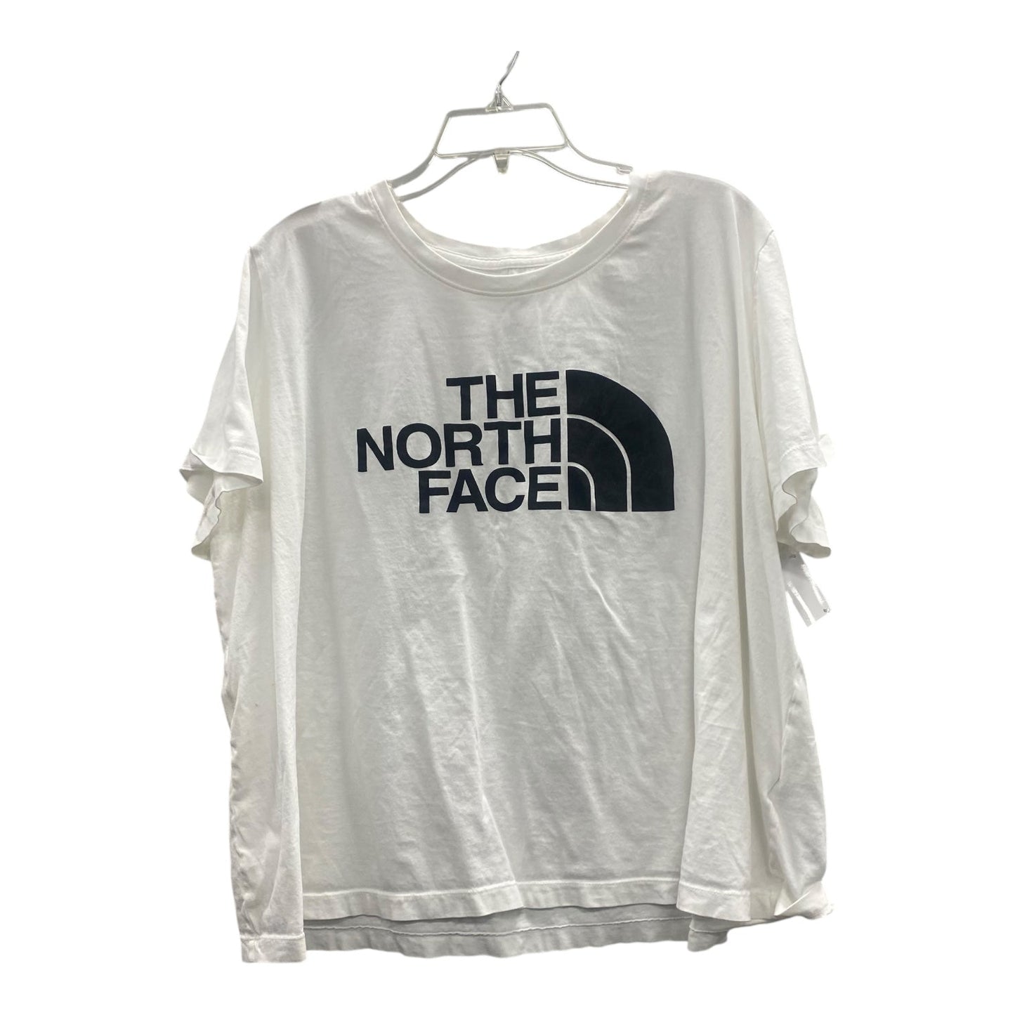 Athletic Top Ss By The North Face In White, Size:3X