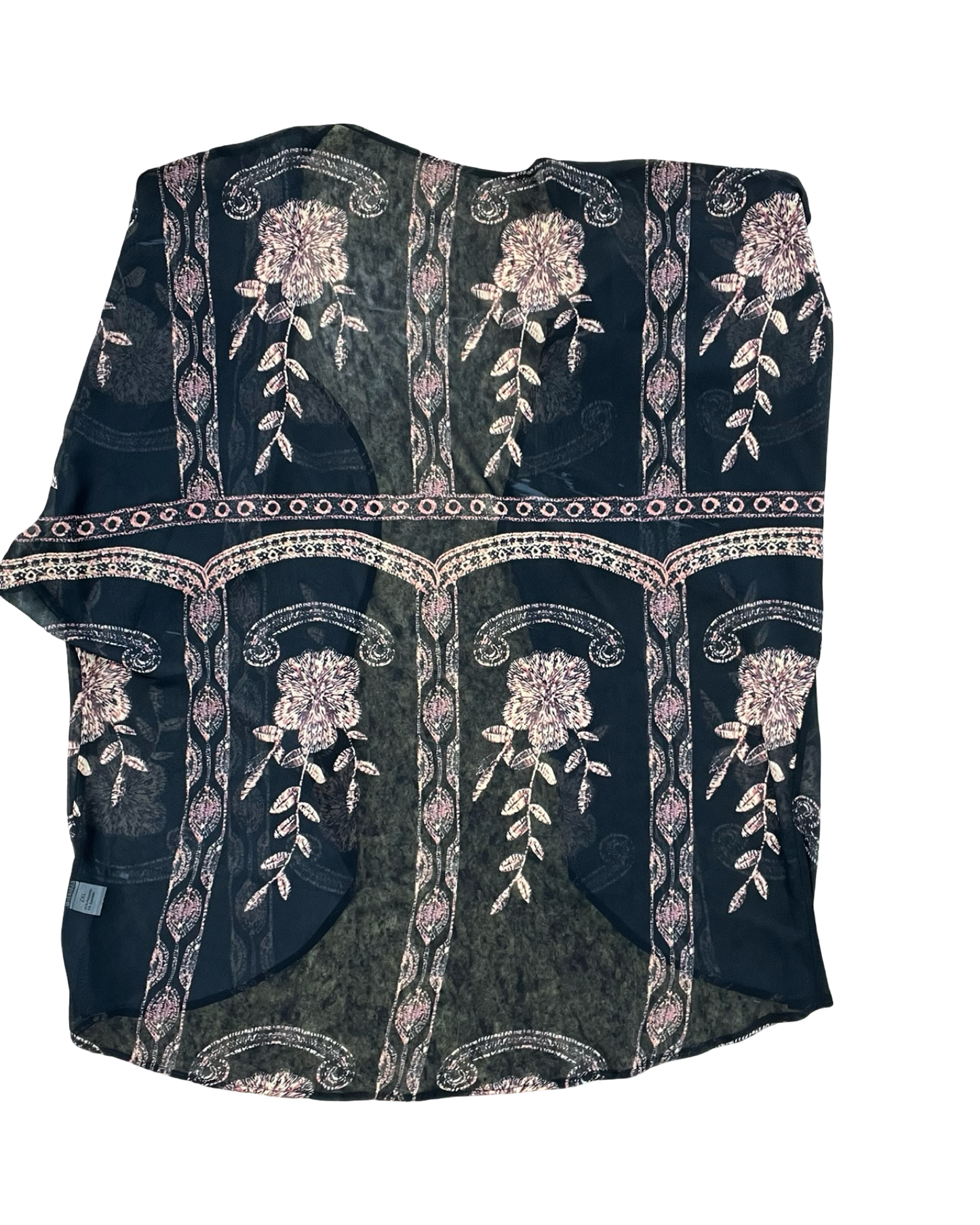 Cardigan By Clothes Mentor In Black, Size:2X