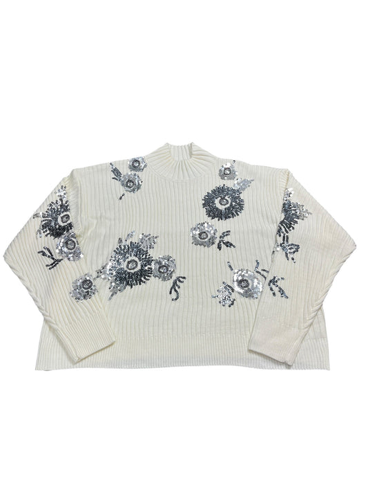 Sweater By Mod In Cream, Size:3X