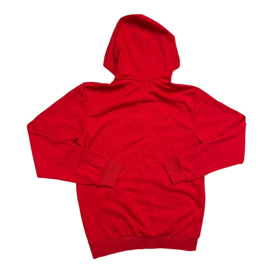 Sweatshirt Hoodie By Adidas In Red & White, Size:M