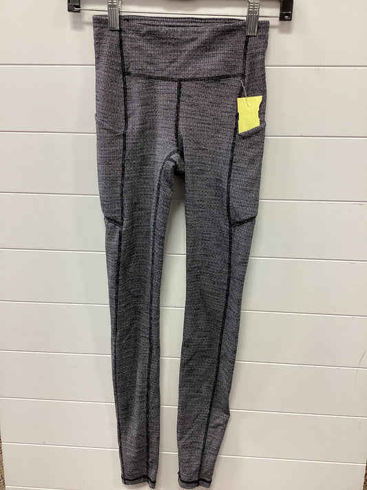Athletic Leggings By Lululemon In Grey, Size:2