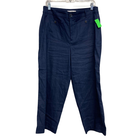 Pants Cropped By Loft In Blue, Size:12P