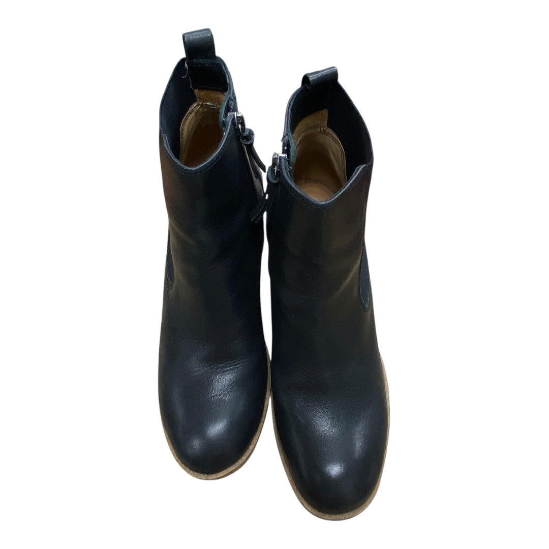 Boots Ankle Heels By Sofft In Black, Size:7.5