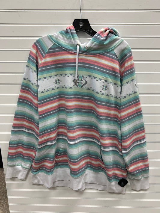 Sweatshirt Hoodie By Cmc In Aqua, Size:1X