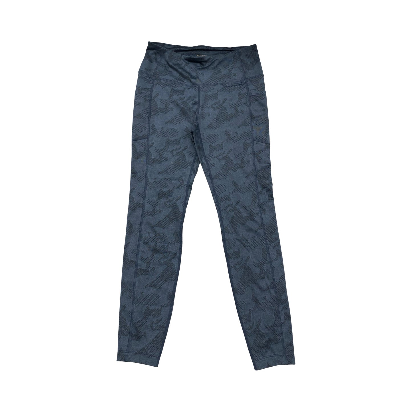 Athletic Leggings By Mondetta In Black & Blue, Size:S