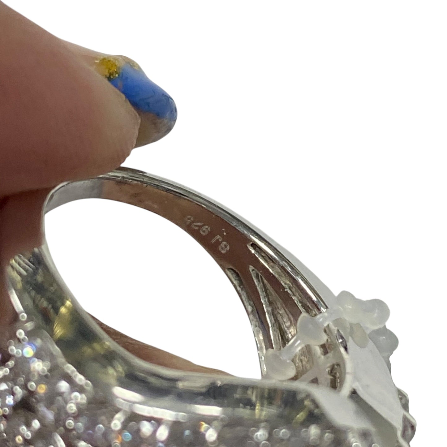 Ring Sterling Silver  In Silver size 7
