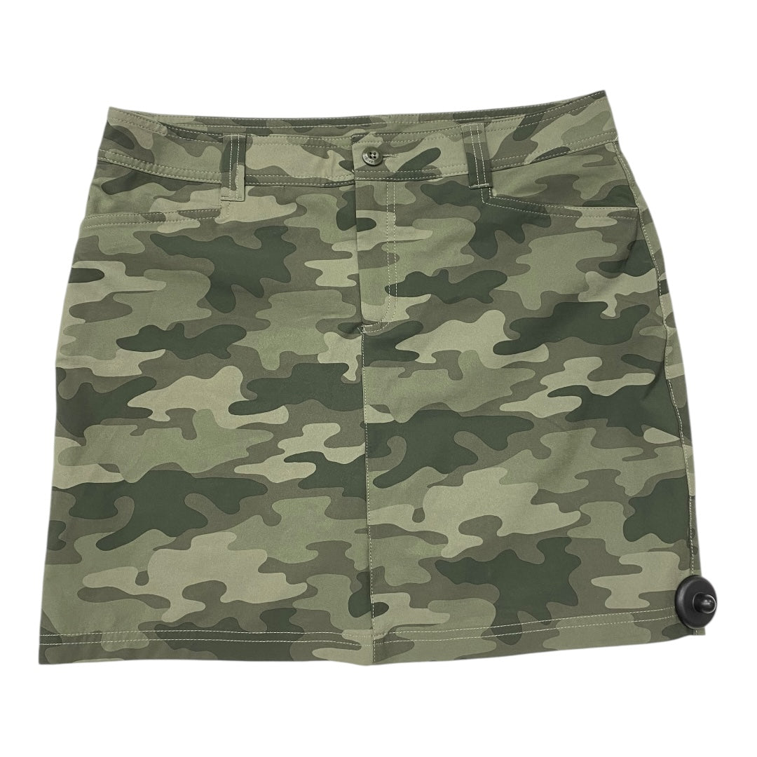 Athletic Skirt By Eddie Bauer In Camouflage Print, Size:10