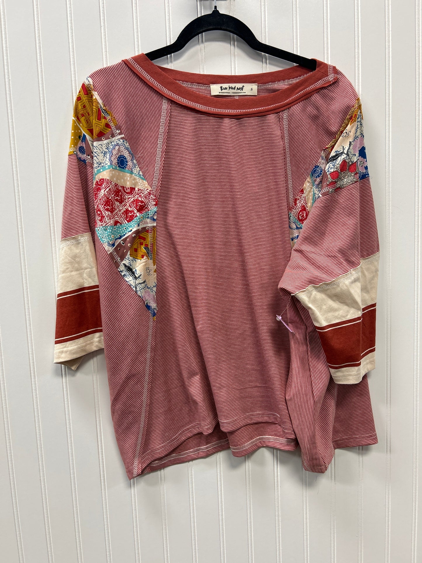 Top Ss By Three Bird Nest In Red, Size:S