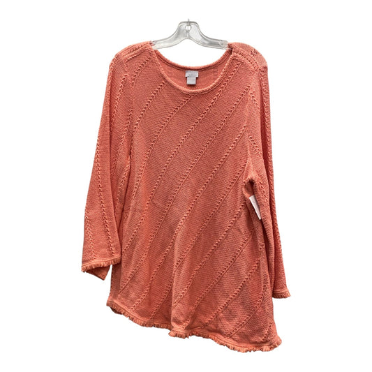 SWEATER by CHICOS In ORANGE, Size: XL
