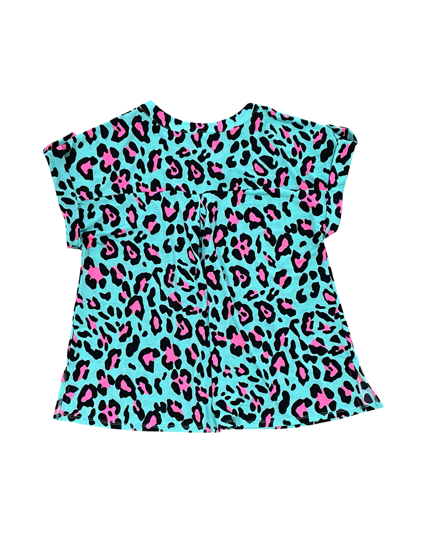 Top Ss By Dear Scarlett In Green & Pink, Size:L