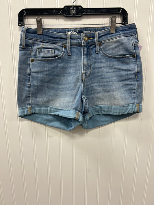 Shorts By Massimo Dutti In Blue Denim, Size:2