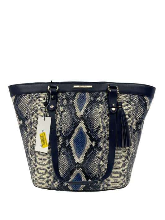 Handbag Designer By Brahmin In Snakeskin Print, Size:Large