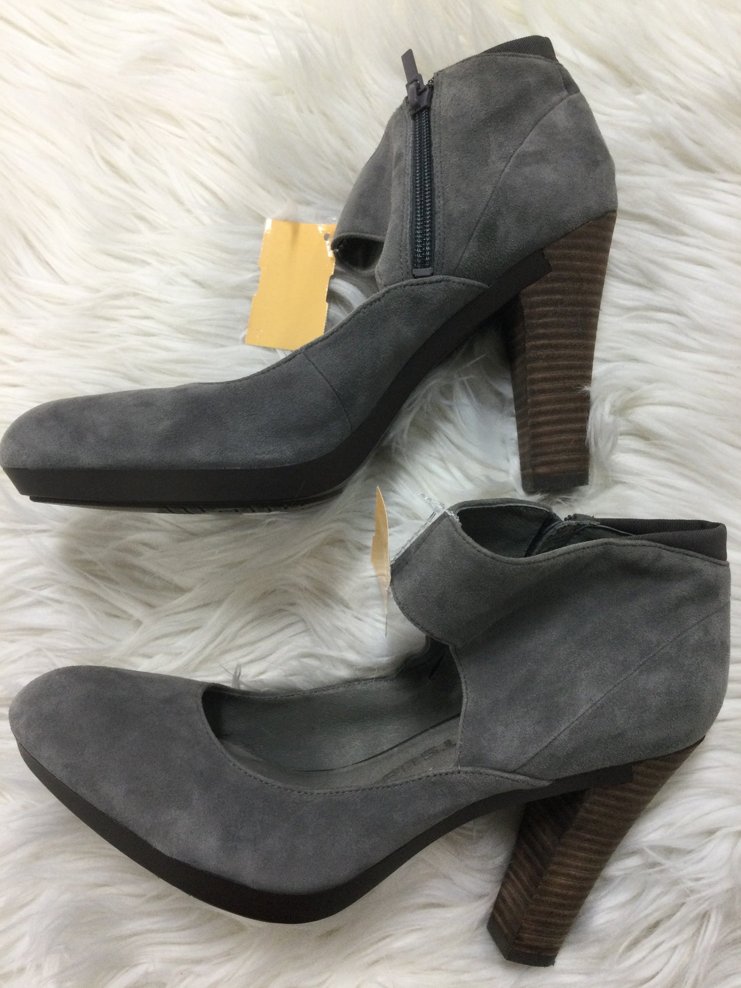 Shoes Heels Block By Cmb In Grey, Size:10