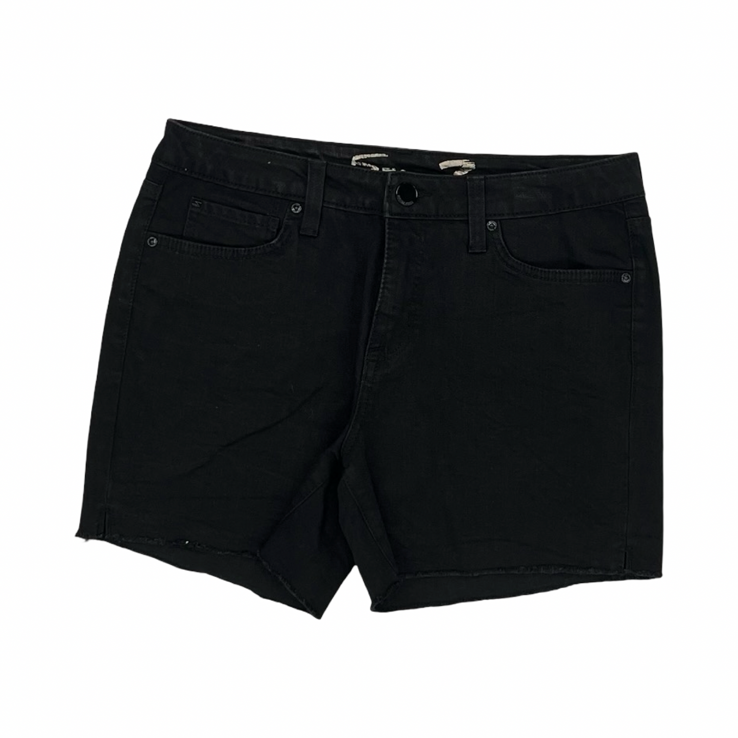 Shorts By Seven 7 In Black Denim, Size:8