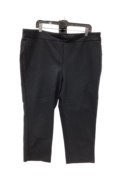 Pants Dress By Jones And Co In Black, Size:2X