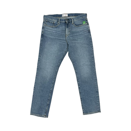 Jeans Straight By Gap In Blue Denim, Size:18