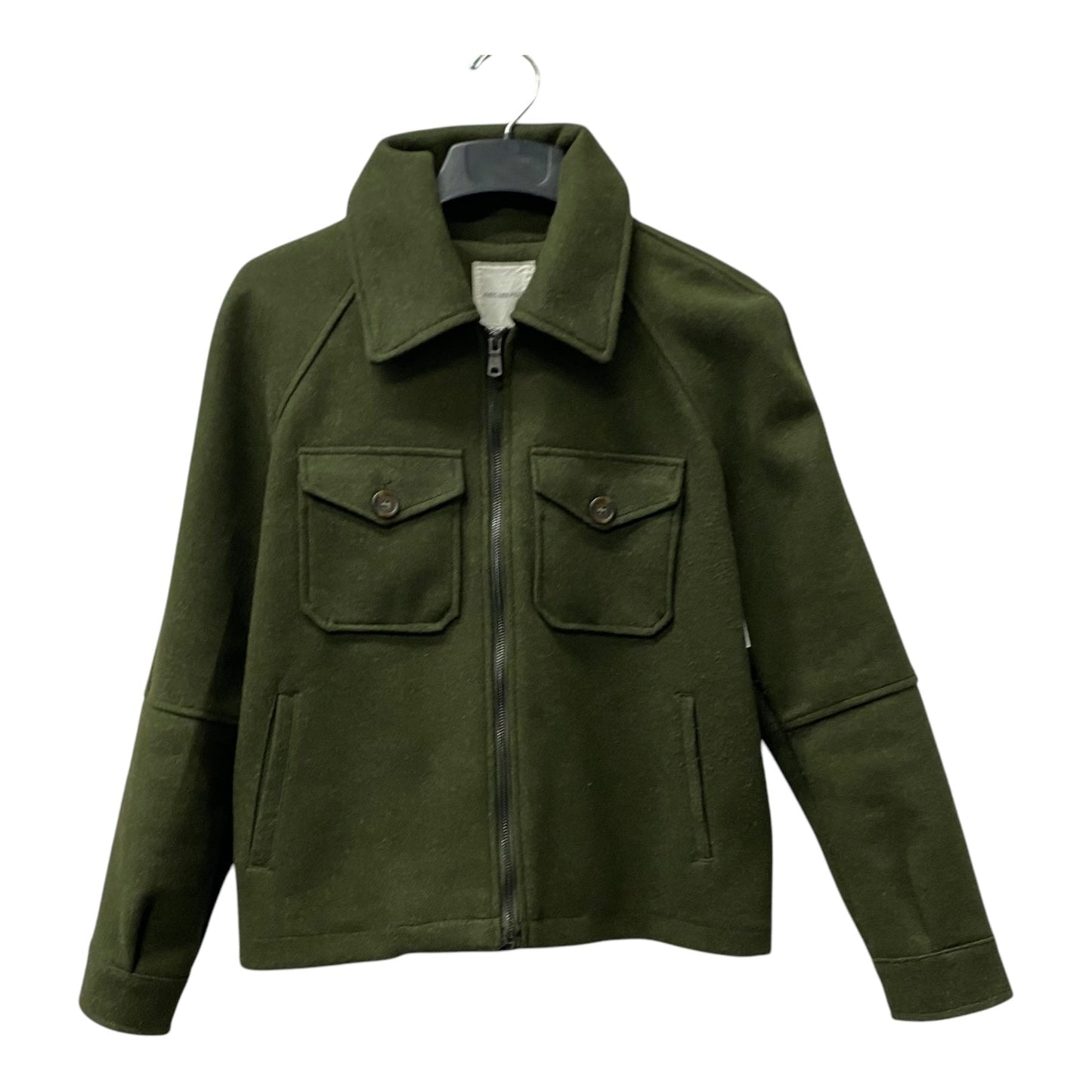 Jacket Shirt By Avec Les Filles In Green, Size:M