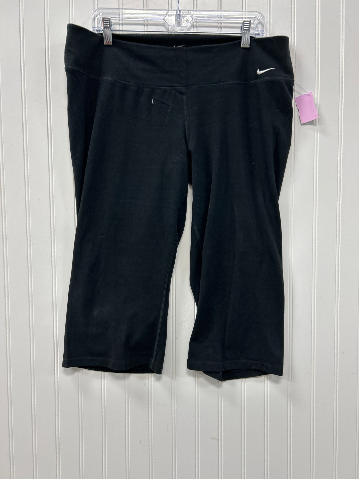 Athletic Capris By Nike Apparel In Black, Size:Xl