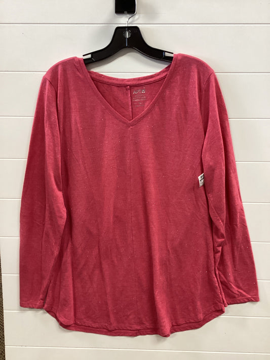 Top Ls By Apt 9 In Pink, Size:Xl